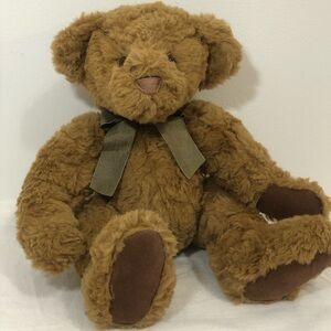 Russ Berrie Vintage Edition Chadfield 12” Jointed Sitting Plush Brown Teddy Bear